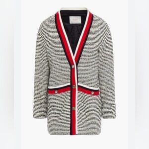 Maje Visala tweed jacket cardigan & matching skirt